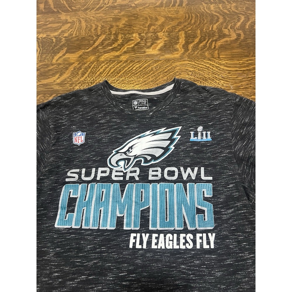 Philadelphia Eagles Super Bowl LII Champions Shirt‎ Mens M Fly Eagles Fly